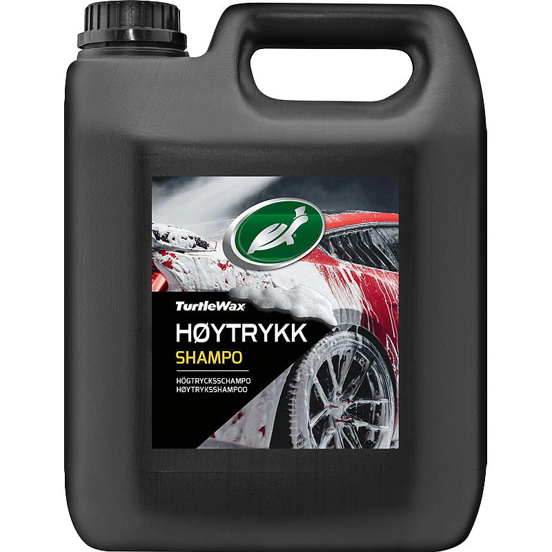 Turtle Høytrykk shampo 4 l, Turtel wax