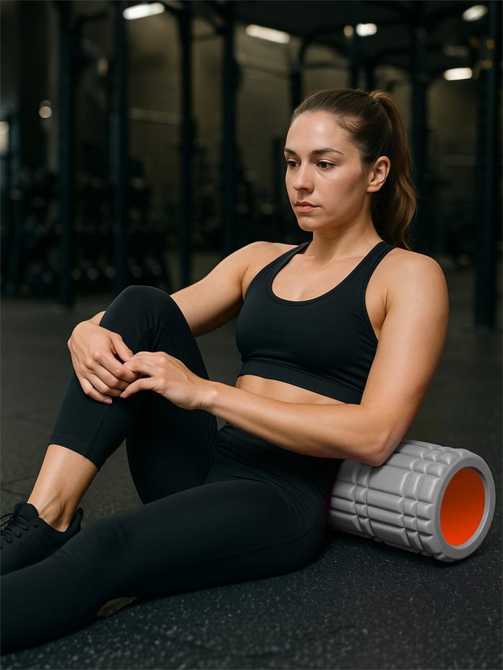 Normani Outdoor Sports 2 x Faszienrolle - Sportrolle Massageroller in 1 x Blau / 1 x Grau günstig kaufen onesize