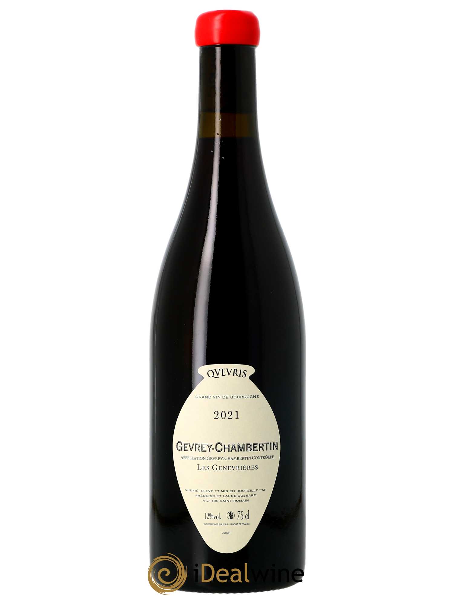 Gevrey-Chambertin Les Genevrières Qvevris Domaine de Chassorney - Frédéric Cossard  2021 - Lot de 1 Bouteille