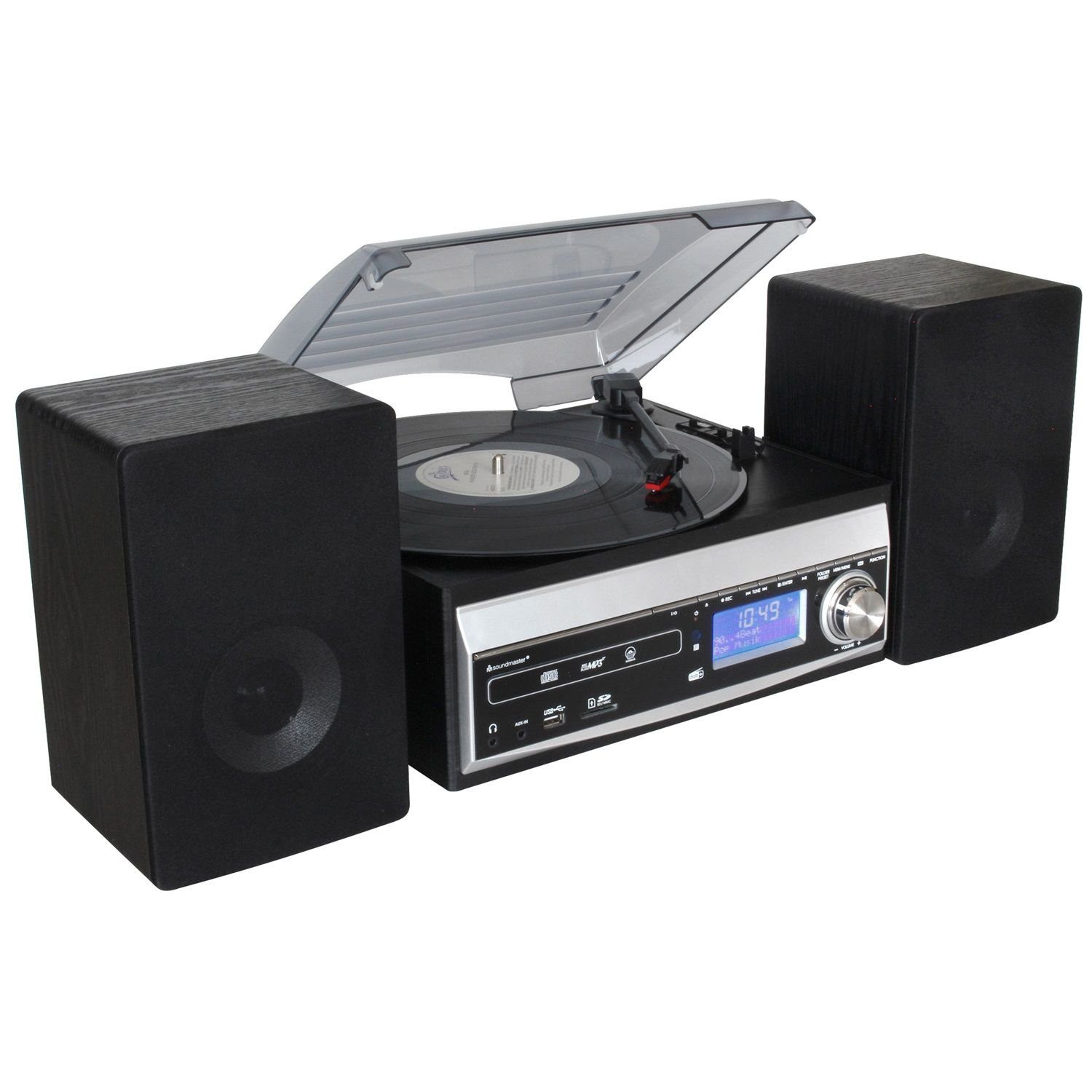 Soundmaster MCD1820SW Kompaktanlage Digitalradio (DAB) (DAB+, FM)