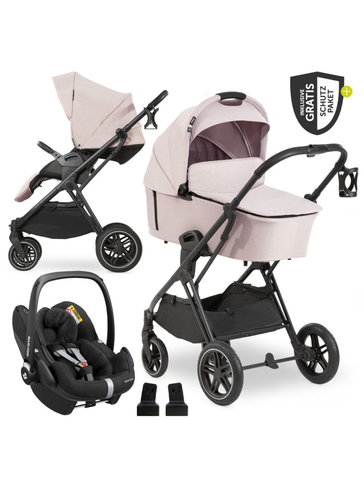 Hauck 3in1 Kinderwagen-Set Vision X Trio Set Silver in beige günstig kaufen onesize