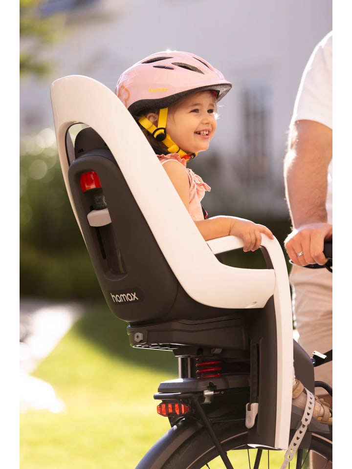 Hamax Hamax Caress Fahrradkindersitz inkl. Gepäckträger-Adapter - Farbe: Grey / White / Black günstig kaufen