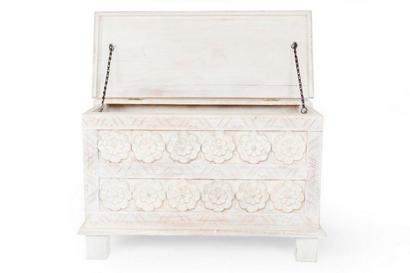 daslagerhaus living Truhe Truhencouchtisch Shabby Chic