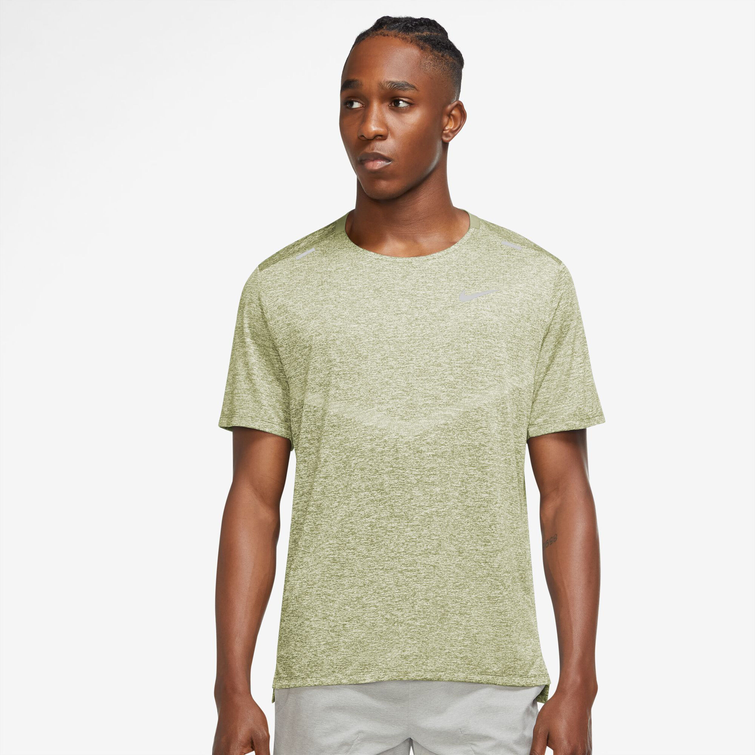 Dri-Fit Dri-FIT Rise 365 Laufshirt Herren - Hellgrün