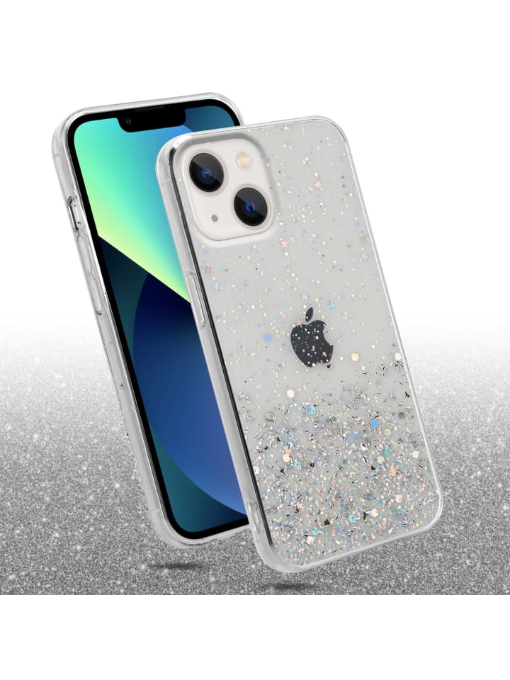 cadorabo Hülle für Apple iPhone 14 PLUS Glitter in Transparent mit Glitter günstig kaufen onesize