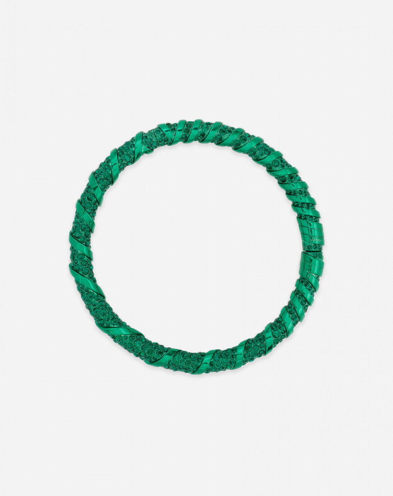 COLLIER RAS-DE-COU MELODIE EN STRASS