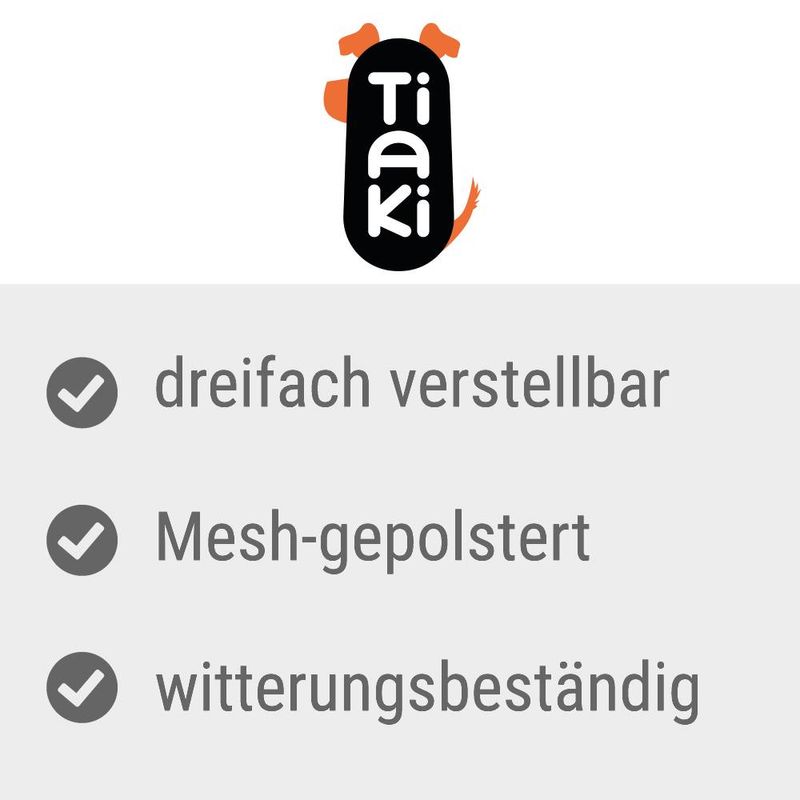 TIAKI Hundeleine Mesh, beige zu TOP-Preisen