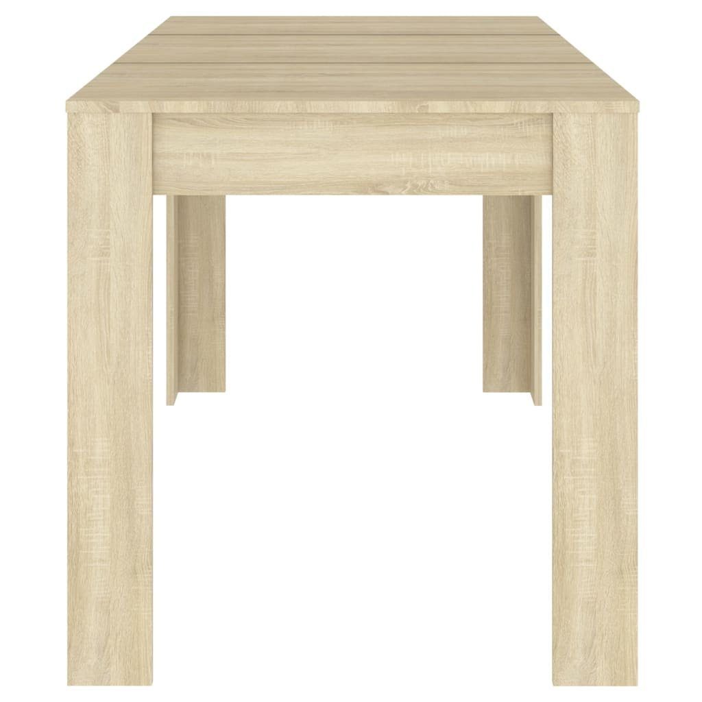vidaXL Esstisch Esstisch Sonoma-Eiche 140x74,5x76 cm Holzwerkstoff (1-St)