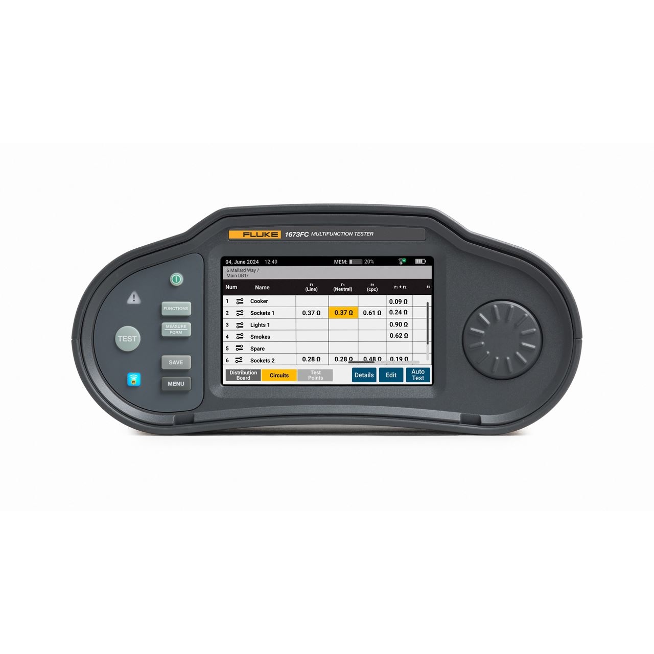 Testador de instalação multifuncional Fluke 5581079 1673FC SCH FTT com TruTest