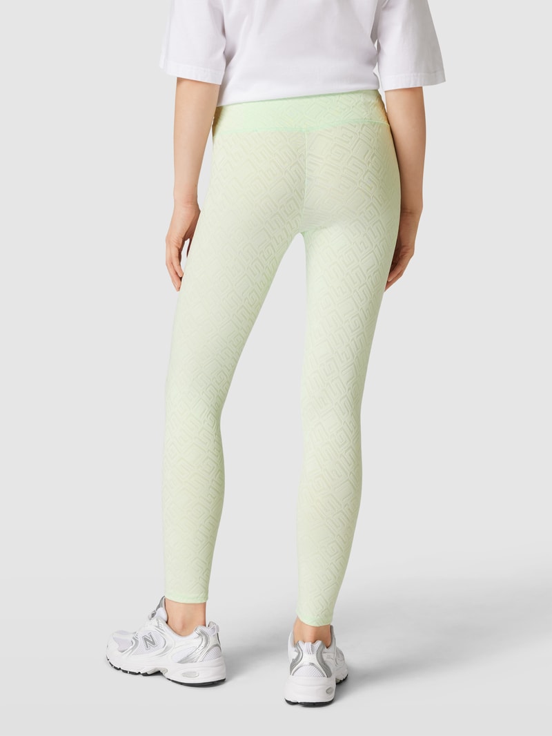 Sportleggings mit Strukturmuster Modell 'NEW DANA' in mint