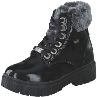 Dockers Schnür Boots in schwarz