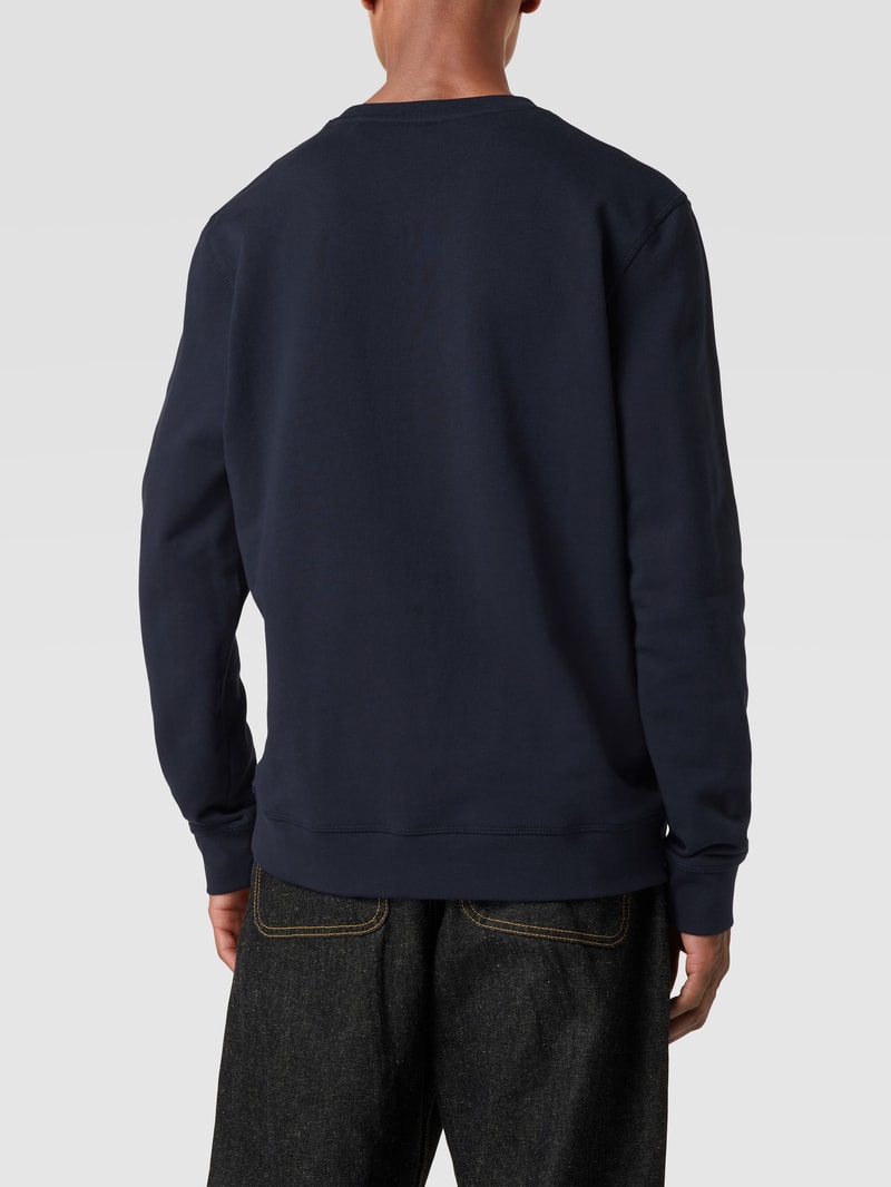 Sweatshirt mit Logo-Patch Modell 'WESTART' in dunkelblau
