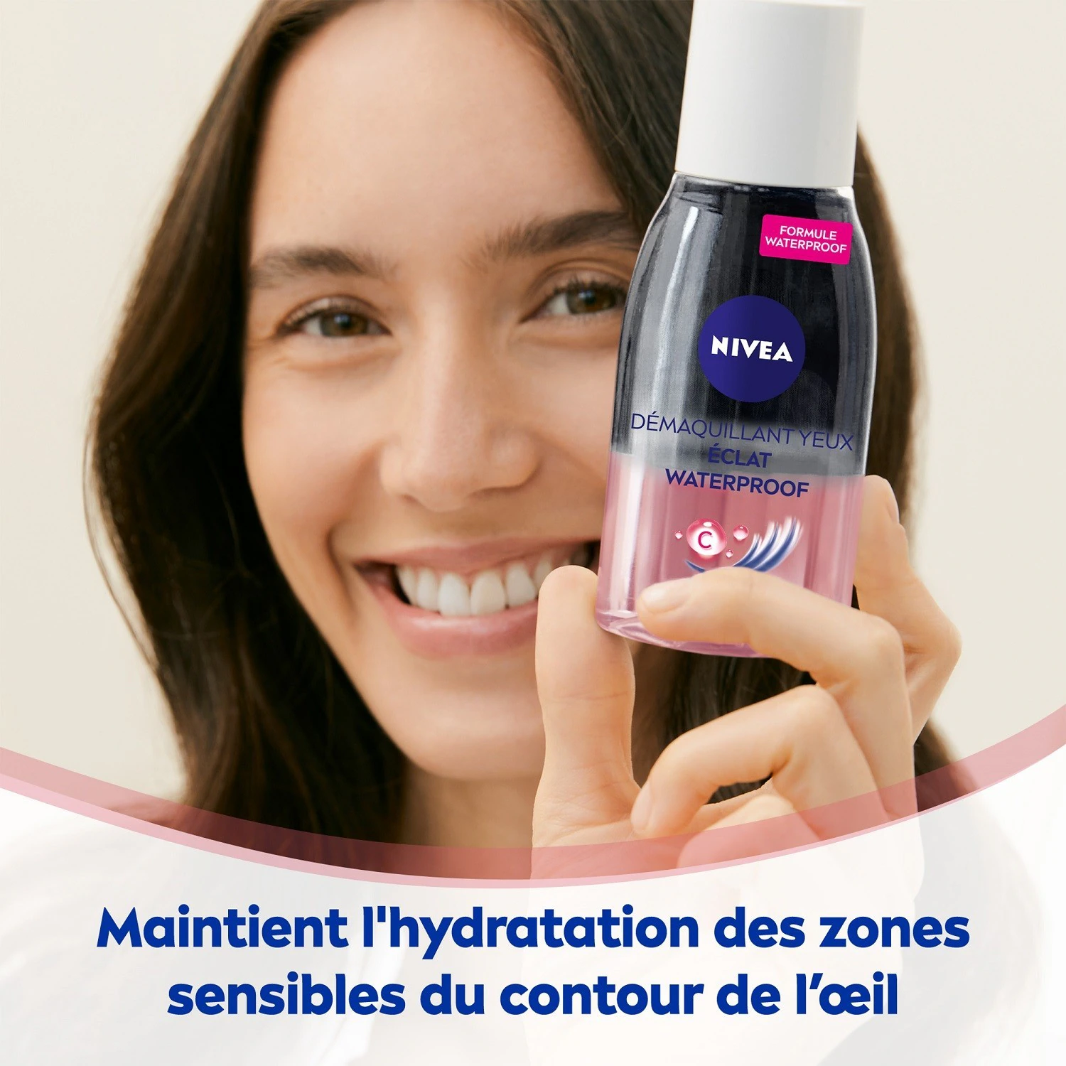 NIVEA vodoodporni odstranjevalec ličil za oči z vitaminom C