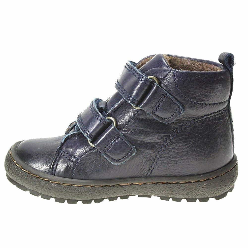 BISGAARD Stiefel Jungen blau Klett Navy