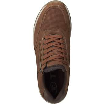 Tom Tailor Schnürsneaker in braun