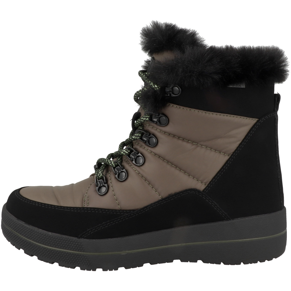 CAPRICE 9-26240-29 Schnürboots schwarz