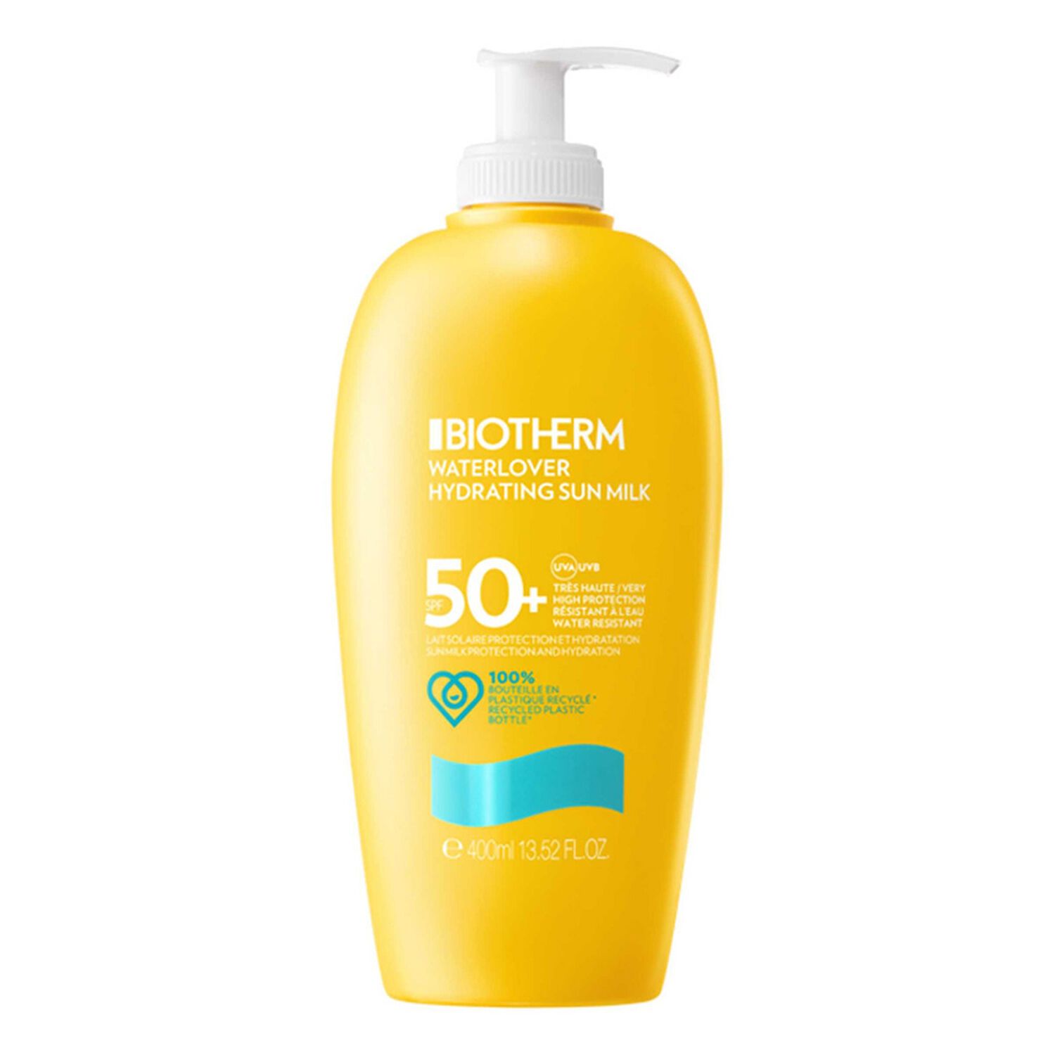 Biotherm Waterlover Lait Solaire Hydratant SPF 50+ Lait solaire hydratant pour le visage & corps