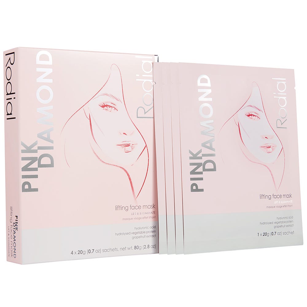 Rodial Pink Diamond Lifting Mask (box of 4)