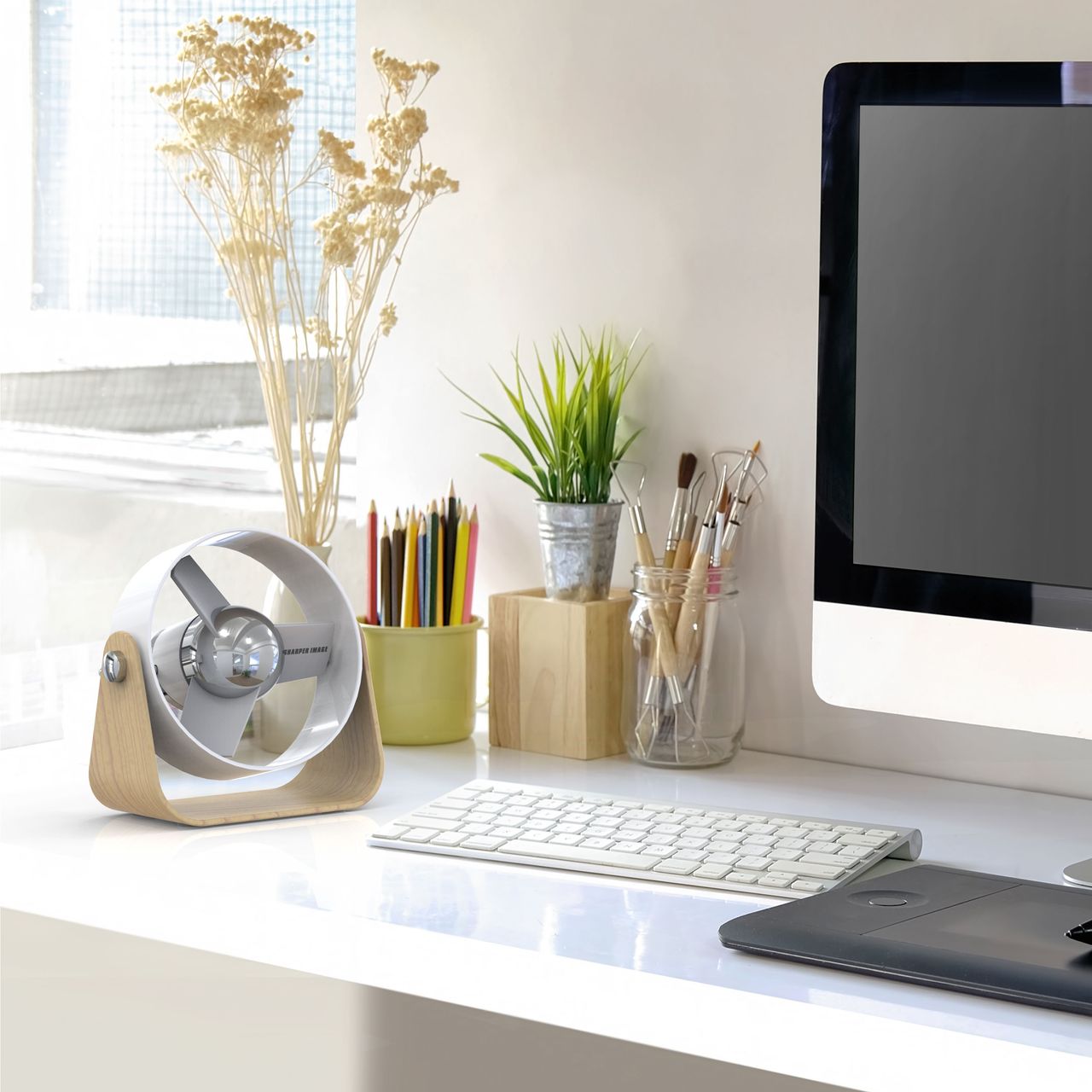 X4-Life Sharper Image USB-Ventilator SBS1 white