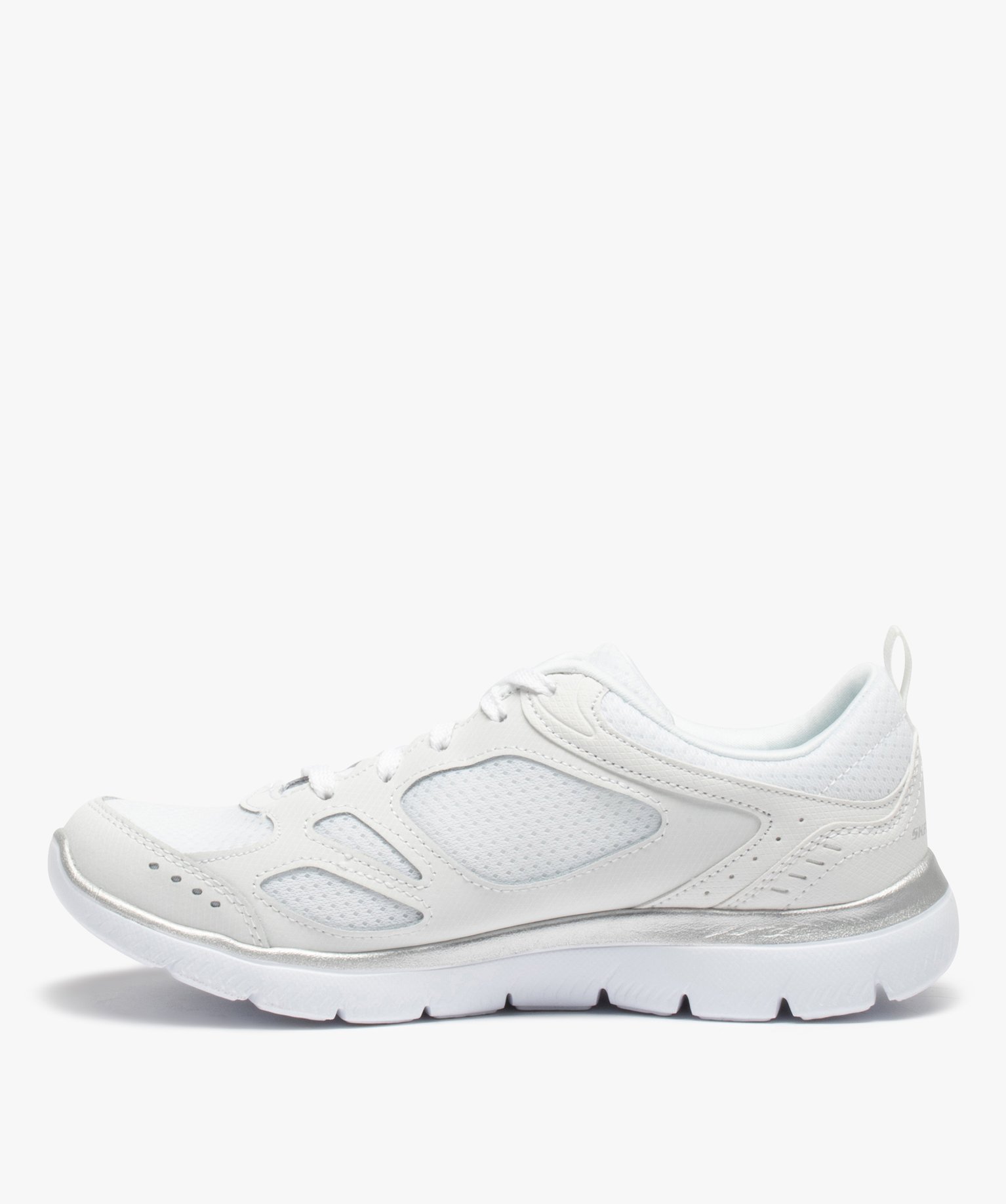 Baskets femme running multimatières – Skechers Summit blanc | GEMO