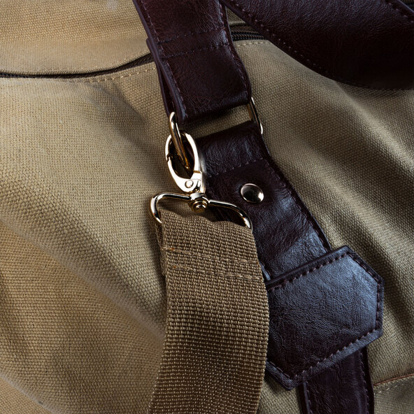 Canvas Weekender, beige
