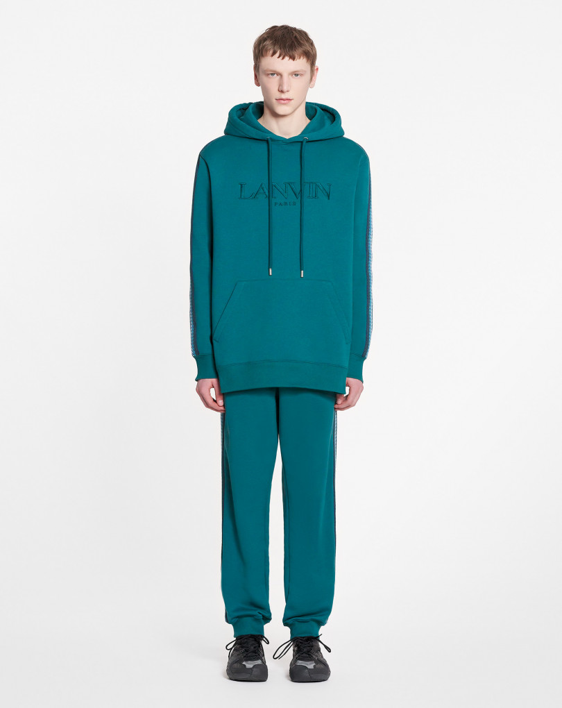 HOODIE OVERSIZE BRODÉ LANVIN SIDE CURB