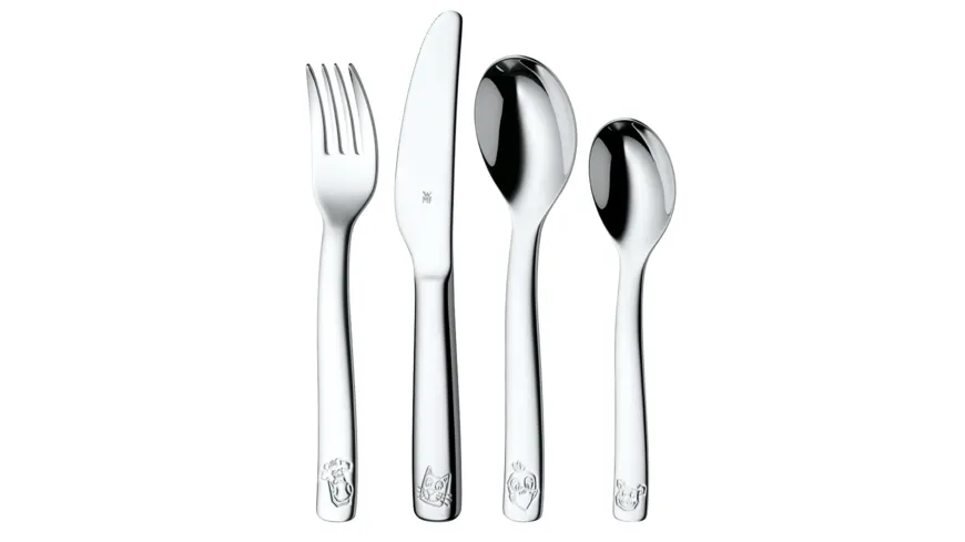 WMF Kinderbesteckset FARM, 4-teilig Silber