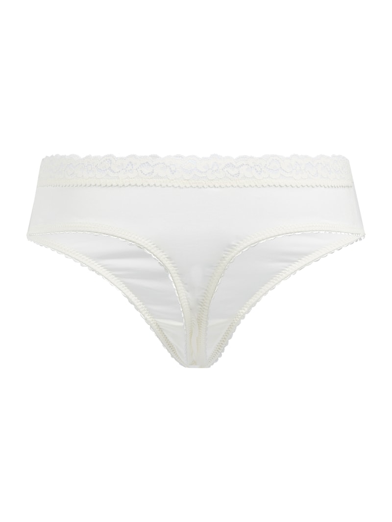 String aus Mikrofaser in beige