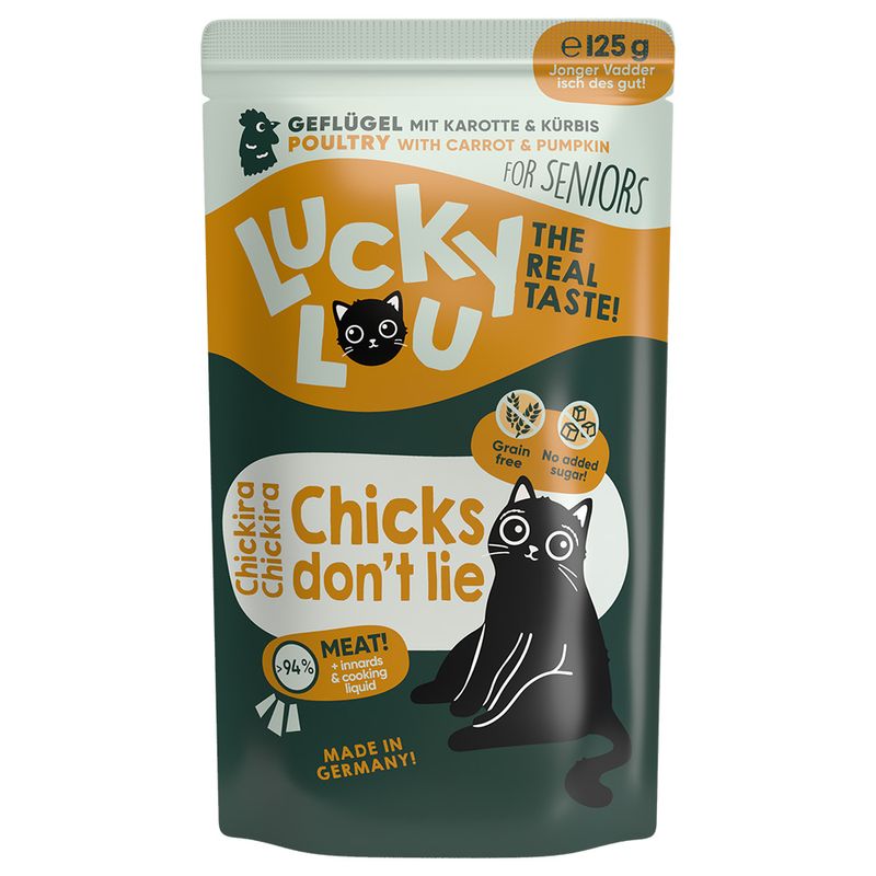 Sparpaket Lucky Lou Senior 48 x 125 g zu TOP-Preisen | bitiba %