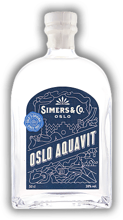 Simers Oslo Aquavit Simers Oslo Aquavit  0,5	 Liter - Vol 38%