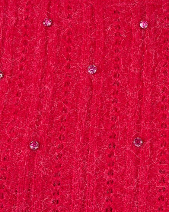 Pull mélange alpaga à strass