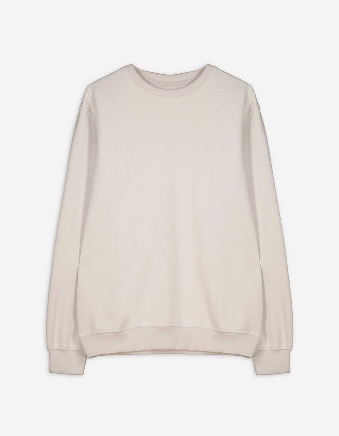 Sweatshirt - Rippbündchen