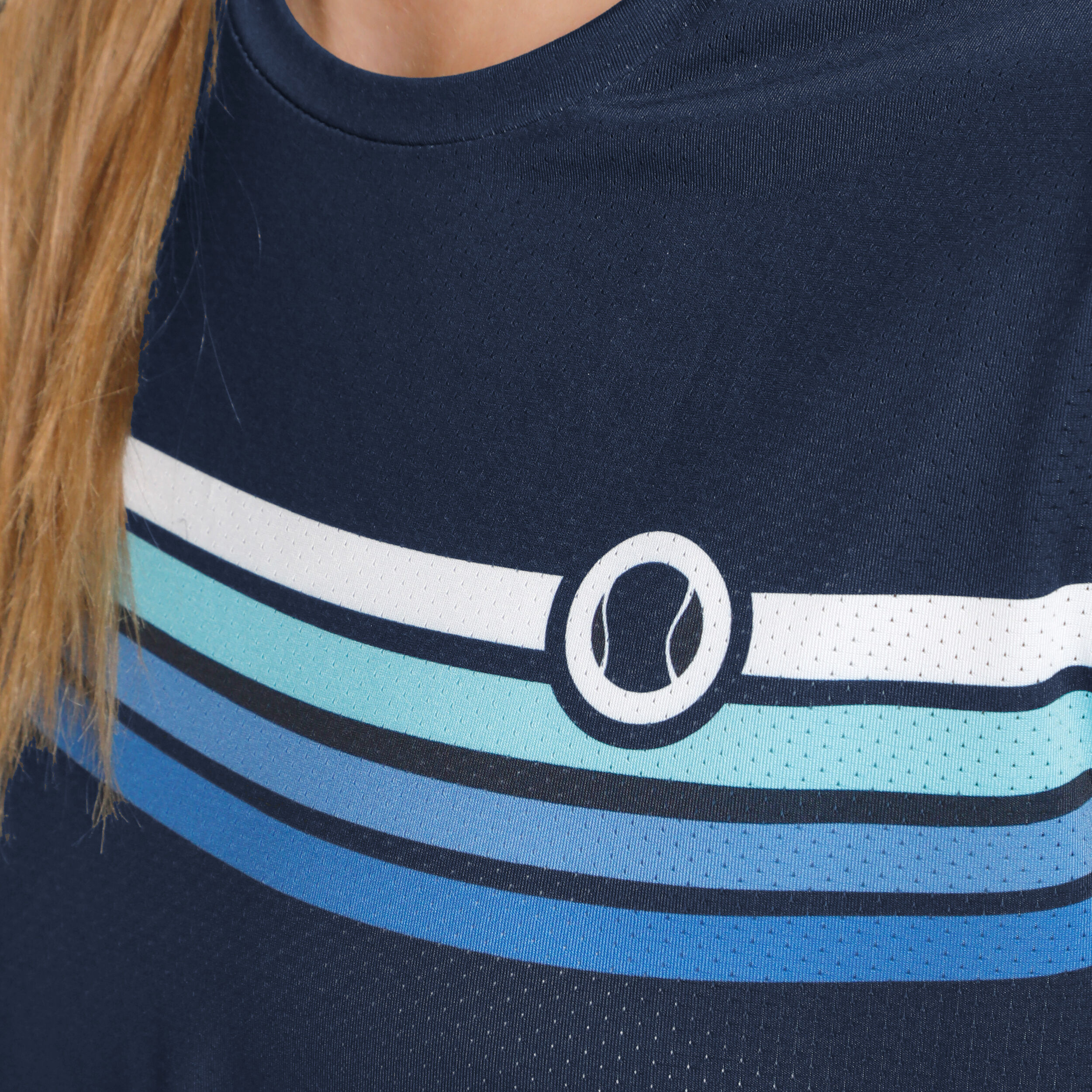 T-Shirt Special Edition Damen - Dunkelblau, Mehrfarbig