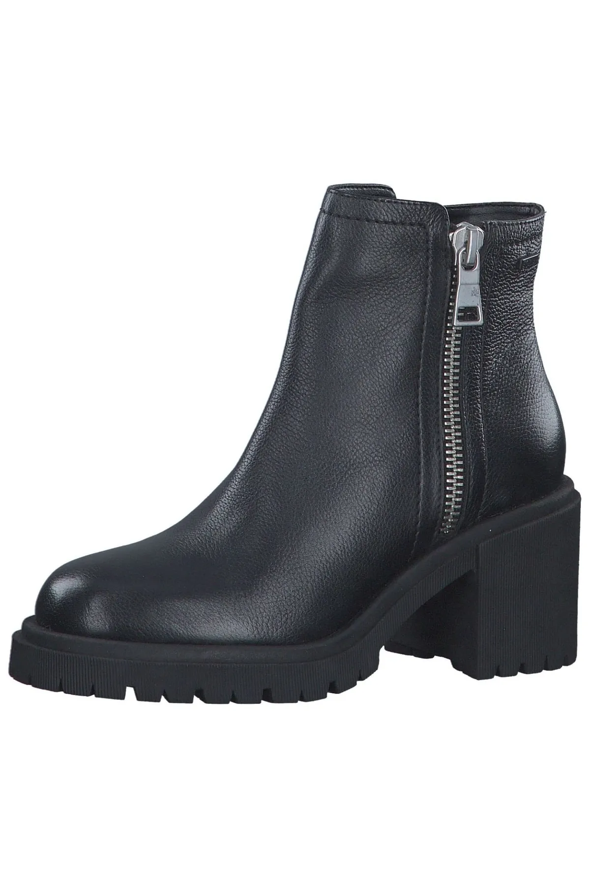 s.Oliver  Stiefelette - Schwarz - Blockabsatz