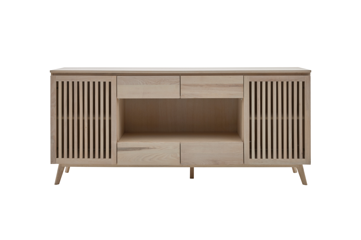 Roomio Sideboard No. 2000 Esche 180 x 80 cm