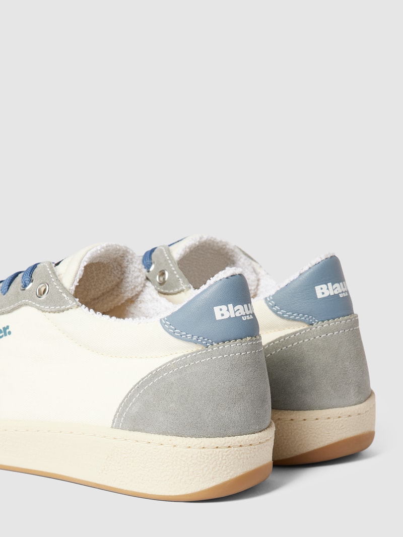 Sneaker mit Label-Details Modell 'MURRAY' in weiß