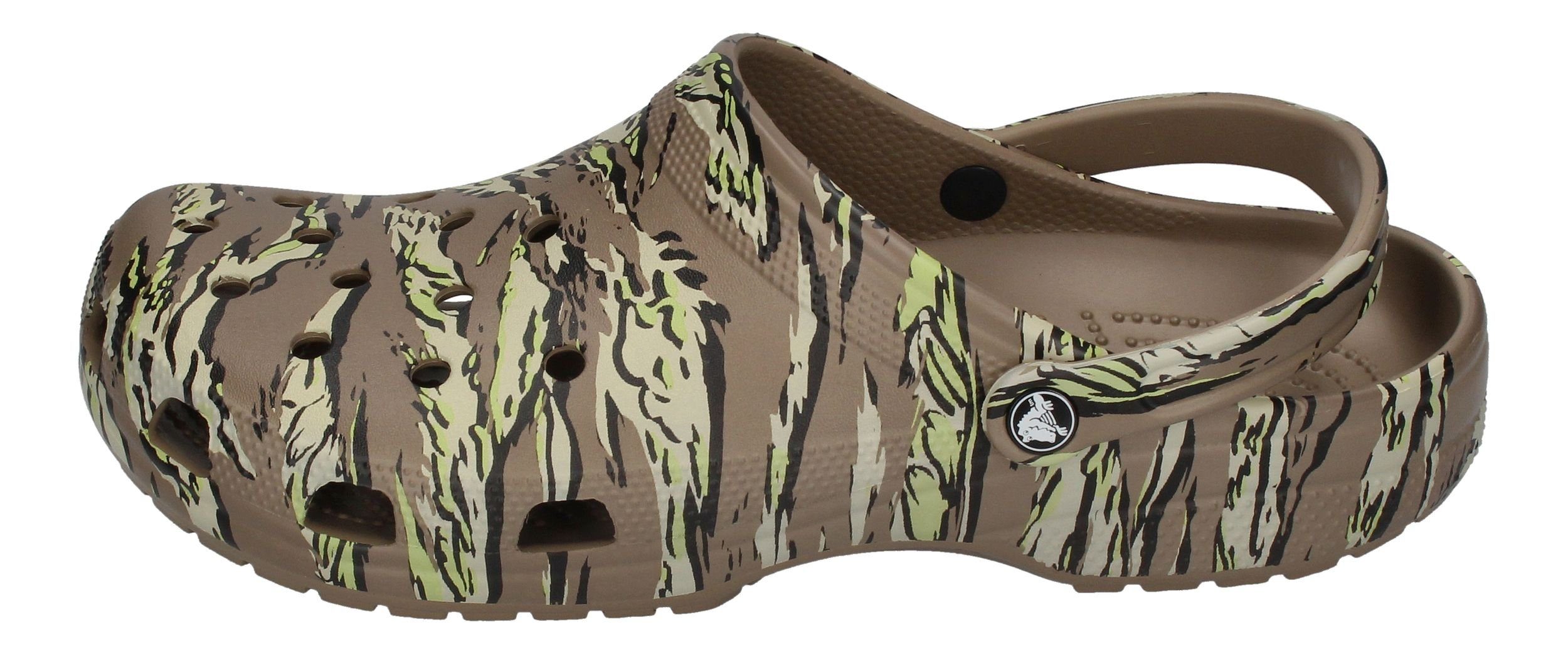 Crocs Classic Printed Camo Clog Clog Khaki