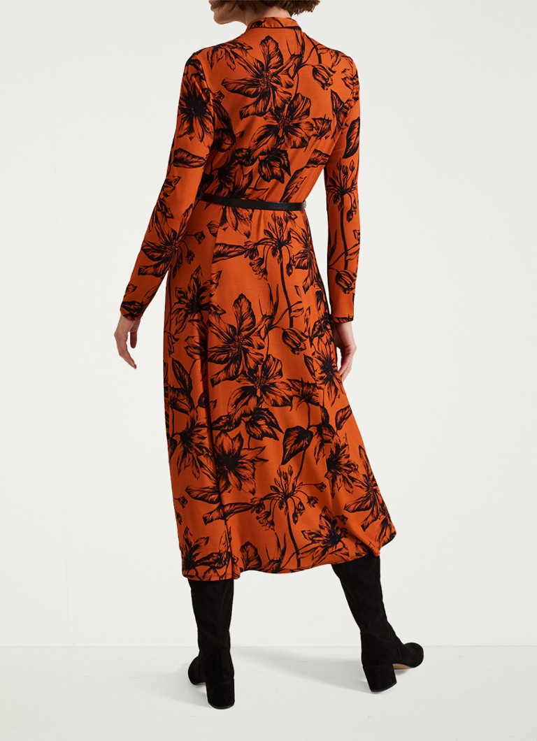 Phase Eight Krissy midi-bluseskjørt med blomstertrykk