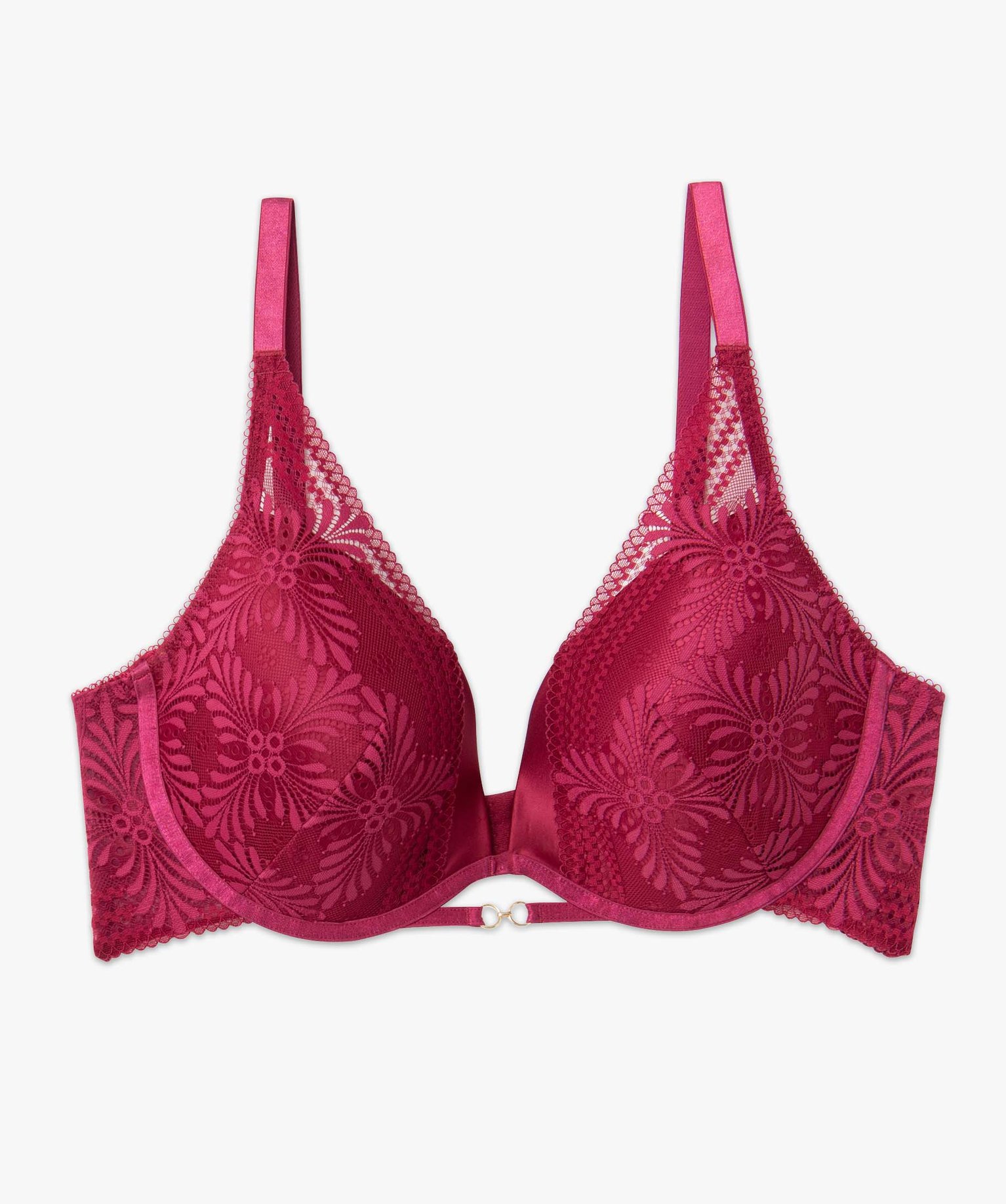 Soutien-gorge femme grande taille forme foulard rouge | GEMO