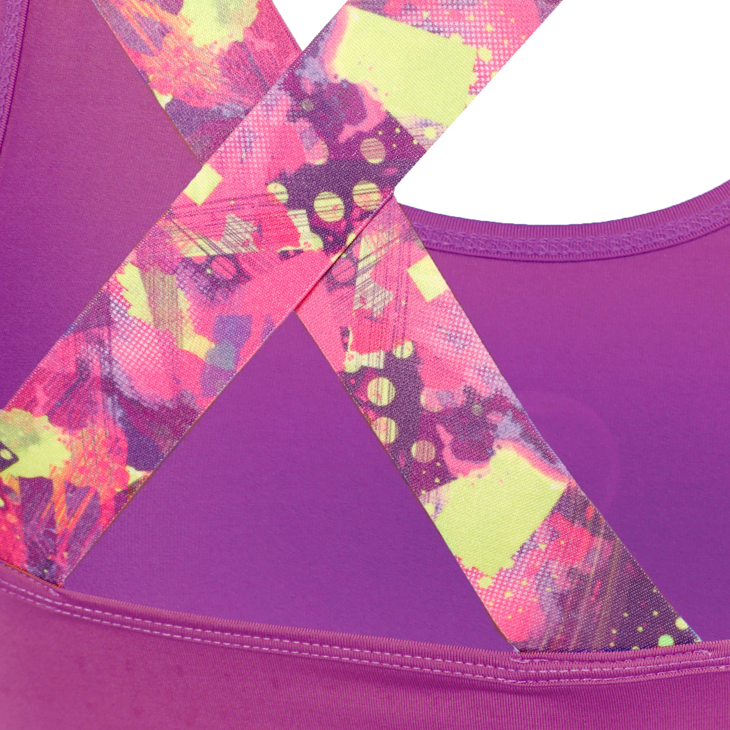 Crossback Tank-Top Damen - Berry, Mehrfarbig
