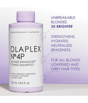 OLAPLEX No. 4P Blonde Enhancer Toning Shampoo Haarshampoo-250 ml