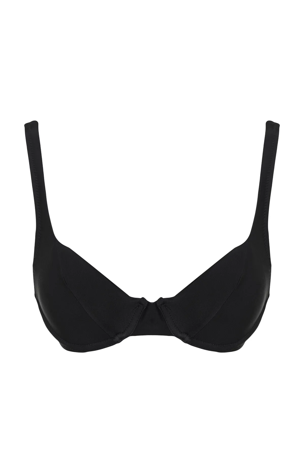 Trendyol Collection  Schwarzes Balconette-Bikinioberteil TBESS21BU0088