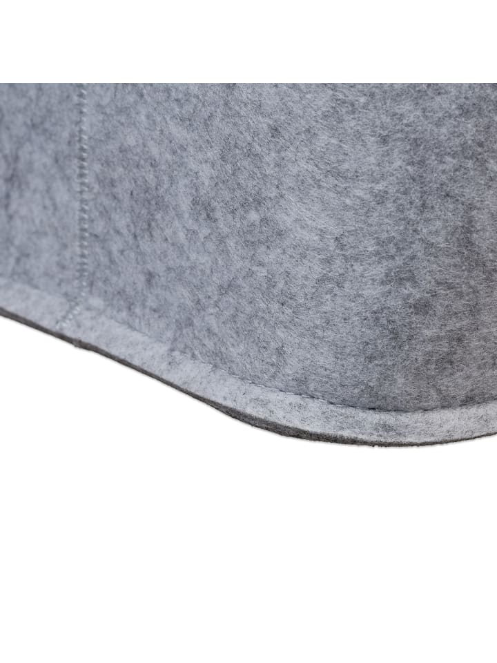 relaxdays Filzaufbewahrungstasche in hellgrau günstig kaufen onesize