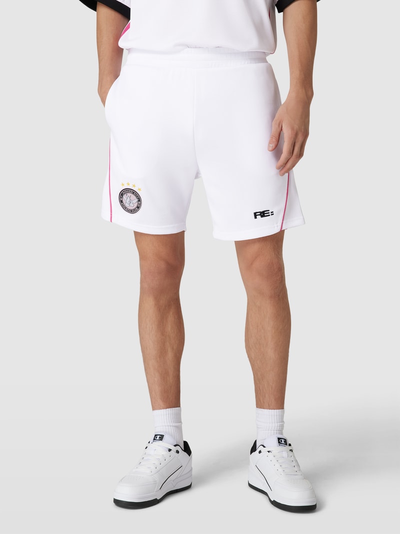 Shorts mit elastischem Bund - MATW x REVIEW Drop 10 in weiß