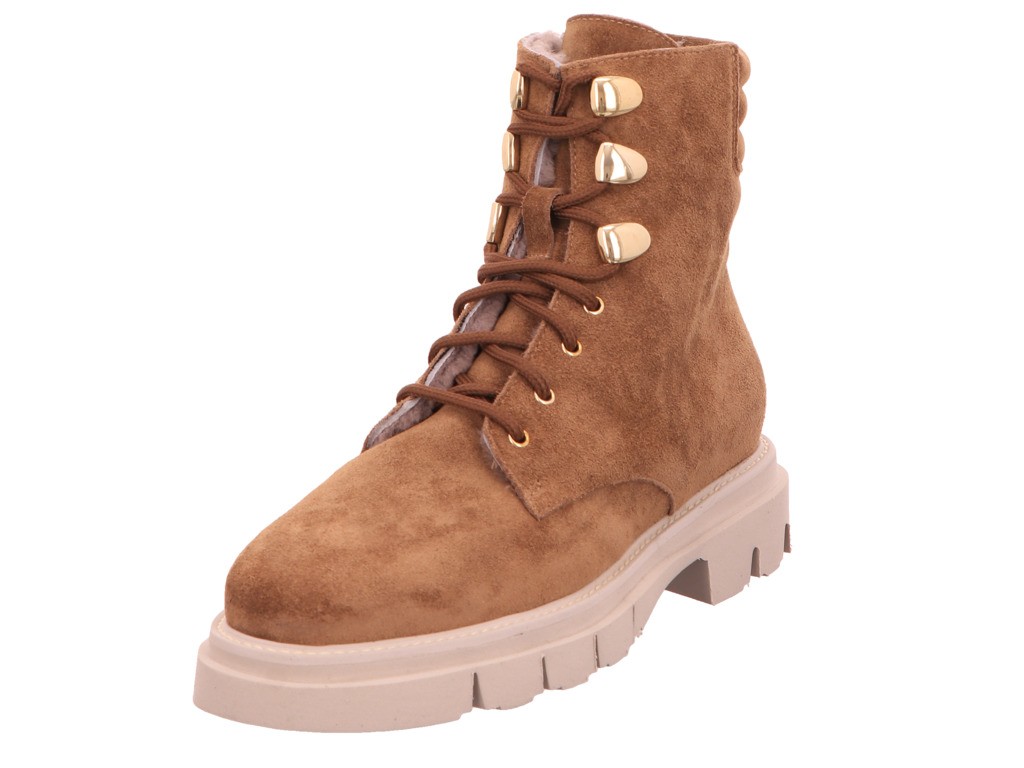 LUCA GROSSI Schnür-Stiefeletten beige G787T