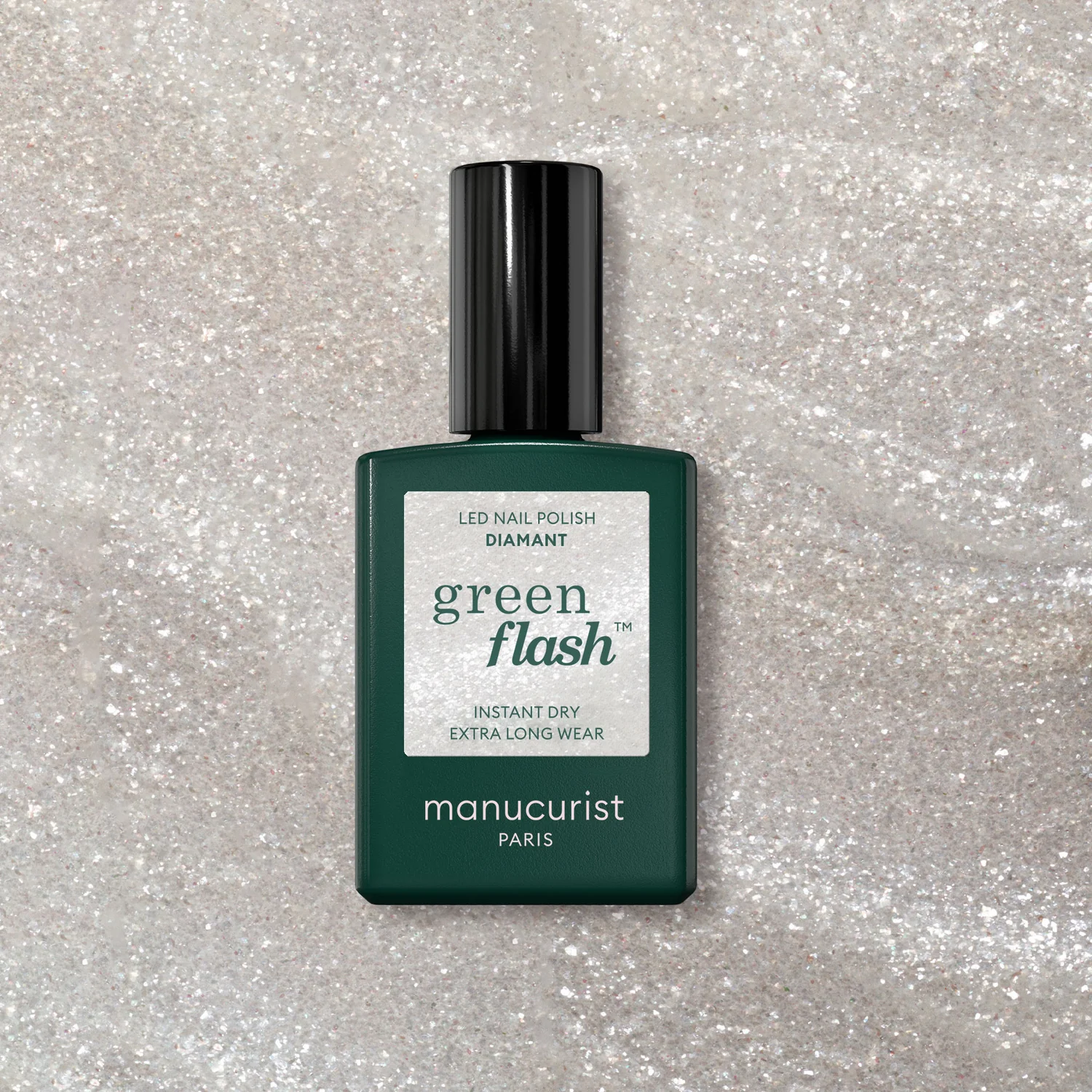 Pusiau permanentinis LED Green Flash™ - 15 ml Diamond