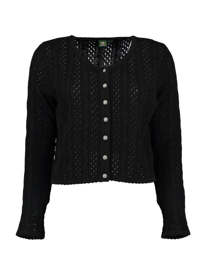 OS-Trachten Strickjacke 457005-0771 in schwarz günstig kaufen
