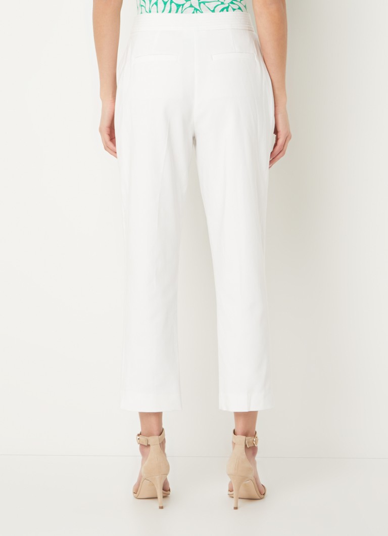 Pantaloni chino Phase Eight Ulrica cu talie înaltă și elastic în talie