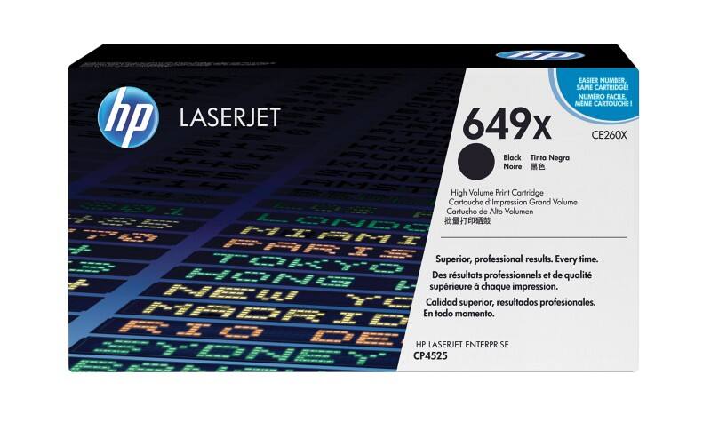 HP 649X Original Tonerkartusche CE260X Schwarz