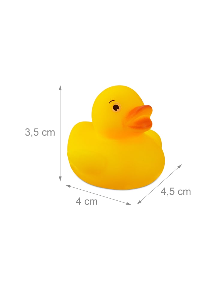 relaxdays 96x Badeente in Gelb günstig kaufen onesize